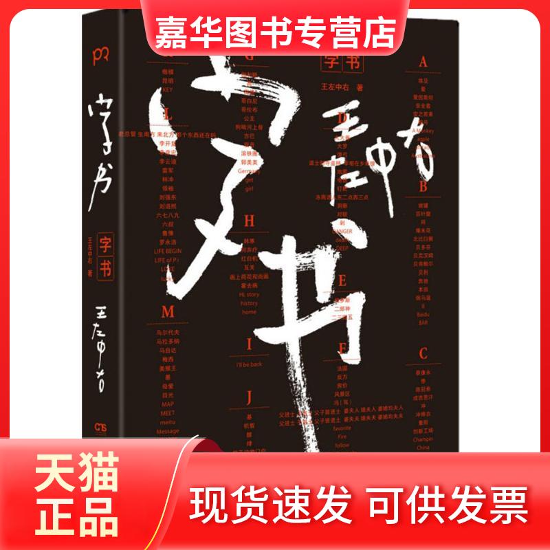 【正版现货】 字书 王左中右 著 著 湖南文艺出版社
