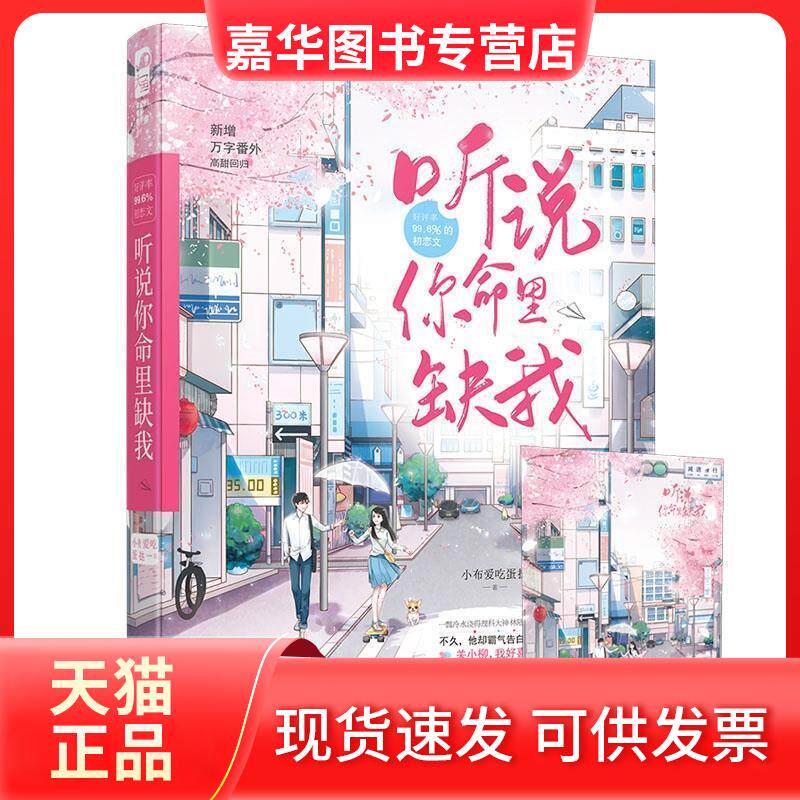 【正版现货】 听说你命里缺我 小布爱吃蛋挞著 贵州人民出版社