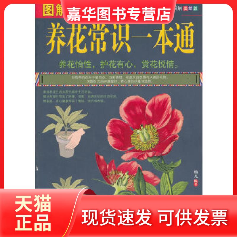 【正版现货】 图解养花常识一本通 杨凡 内蒙古文化出版社
