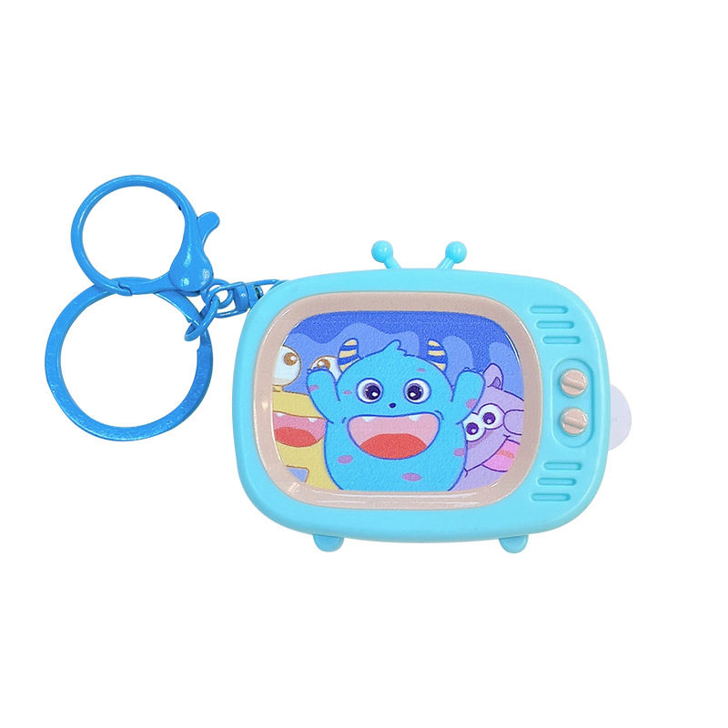 创意经典迷你掌上电视机俄罗斯方块怀旧游戏机钥匙扣链挂件小礼品