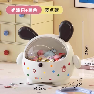 首饰发饰收纳盒桌面首饰品发圈绳皮筋杂物玄关台面整理柜置物架子
