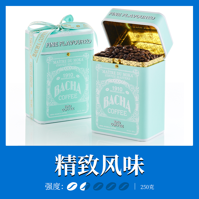 Bacha Coffee | 夿萐咖啡1910风味咖啡豆250g/盒 阿拉比卡 咖啡/麦片/冲饮 咖啡豆 原图主图