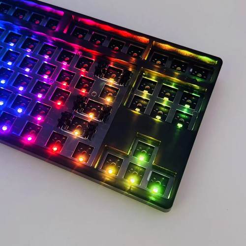 MK87键机械键盘RGB三模无线套件