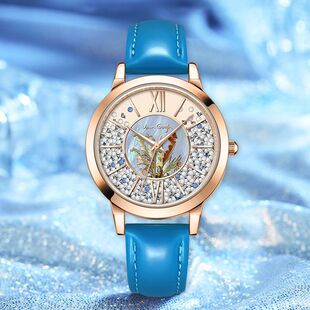 梵高VanGogh女士艺术石英腕表牛皮表带时尚休闲手  臻彩系列