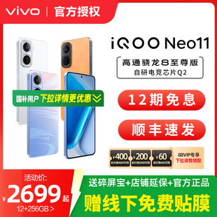 12期免息 骁龙8至尊长续航国补手机iQOO官方旗舰店官网正品 vivo Neo11新品 iqooneo11游戏手机 iQOO