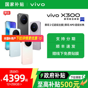 X300新品 vivo 蔡司2亿超级主摄天玑9500拍照学生智能手机官方旗舰店官网正品 政府补贴5%