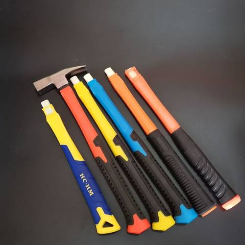 锤柄羊角锤手柄400/320/280长纤维包塑柄PPR与TPR材质包塑手柄