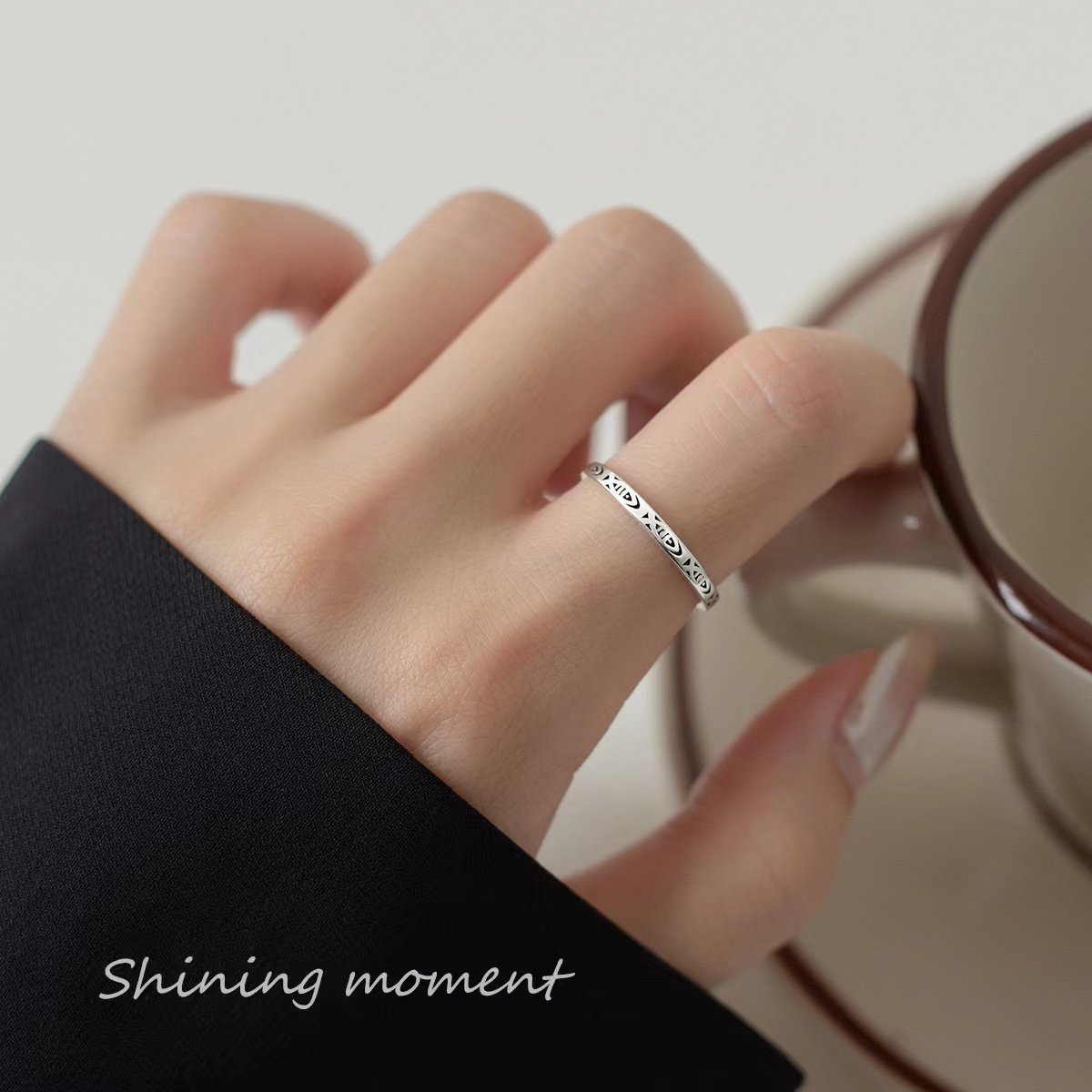 S925纯银戒指个性复古图腾小鱼指环气质韩版开口可调节银饰不掉色,饰品/流行首饰/时尚饰品新,戒指/指环,淘宝优惠券,粉丝福利购,淘宝优惠卷