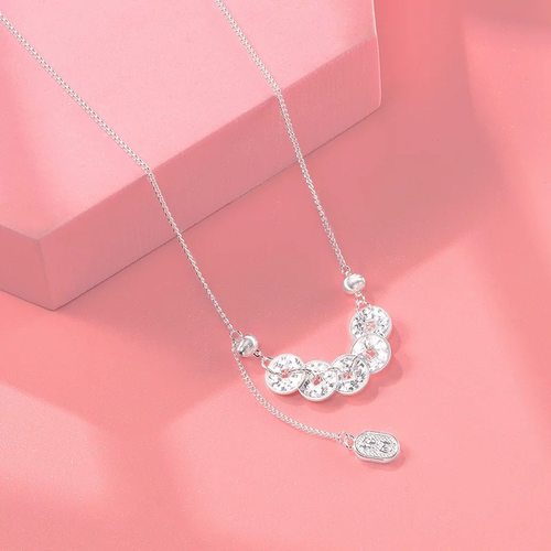 足银碎冰冰项链妇女节礼物送妈妈