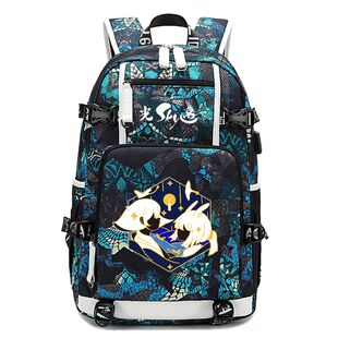 2025光遇双肩背包SKY动漫龙卡鸟狮龙骨雨林平菇头学生书包男女游