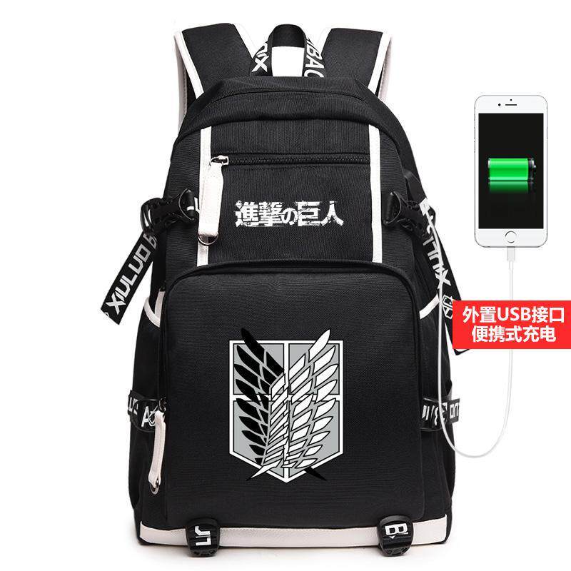 进击的巨人双肩包背包男