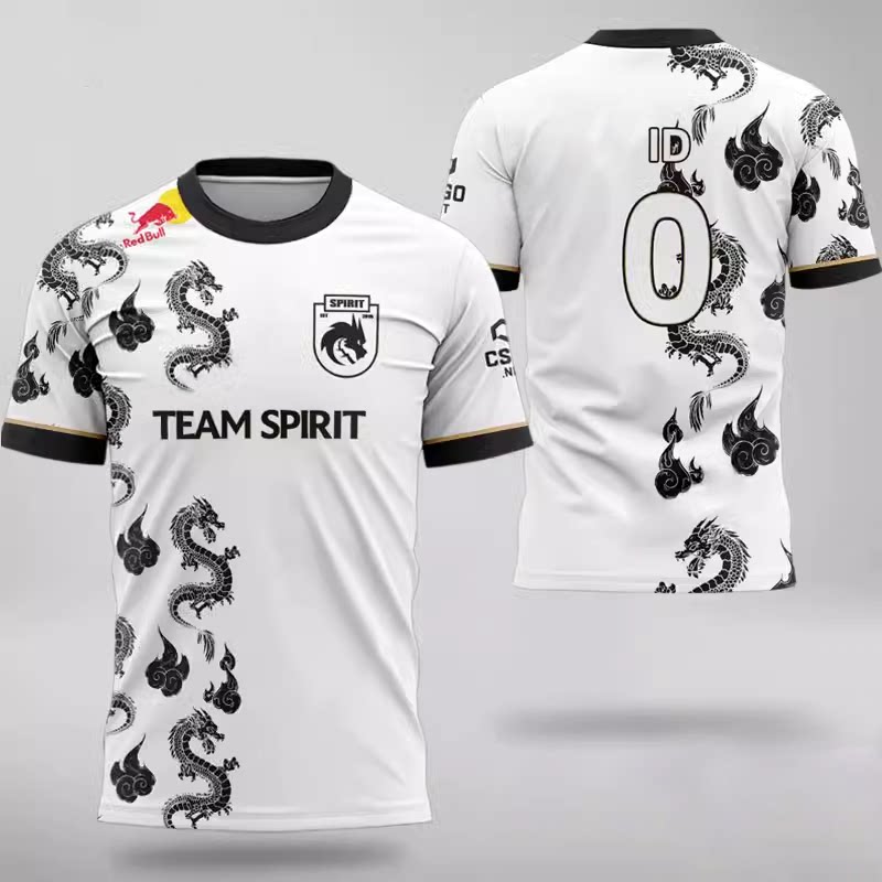 2024新品TUNDRA绿龙donk队服dota2短袖major电竞服Spirit可定制CS
