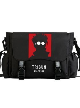 2025新款枪神TRIGUN斜挎包史丹比特动漫周边单肩包青少年男女包