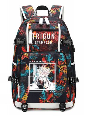 2025新款枪神TRIGUN双肩包史丹比特动漫周边背包青少年男女运动旅