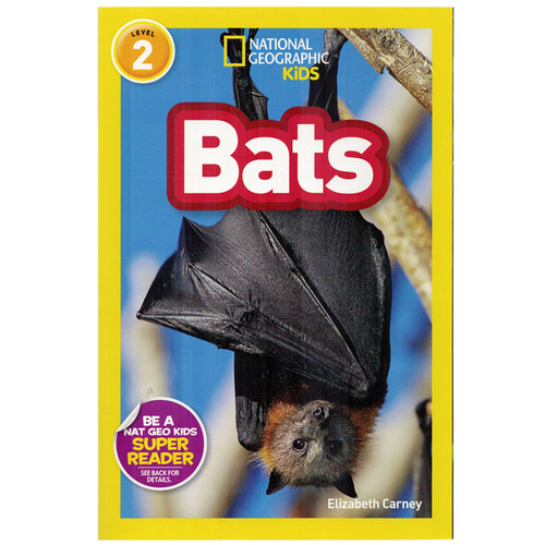 英文原版绘本National Geographic Kids Level2:Bats 国家地理分级阅读 少儿科普百科英语童书