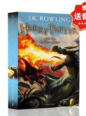 哈利波特与火焰杯英文原版 Harry Potter 英文版 the Goblet of Fire 哈利波特英语原版7册书全套 科幻小说JK Rowling 英国版哈4