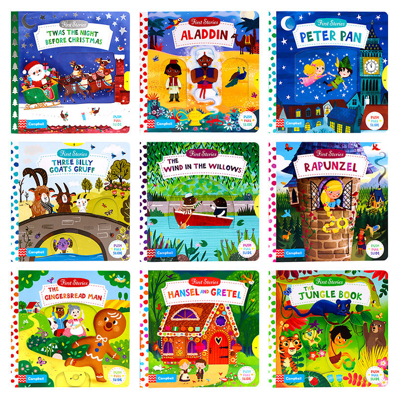 100元5件sing along with me英文原版英语正品绘本 轮子上的巴士童谣