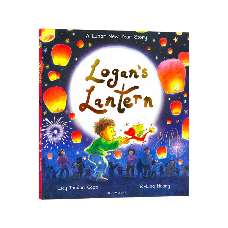 洛根的灯笼 英文原版绘本 Logan's Lantern 新年主题绘本节日故事 2-6岁幼儿早教亲子共读睡前故事书 儿童英语启蒙图画书 亲子共读