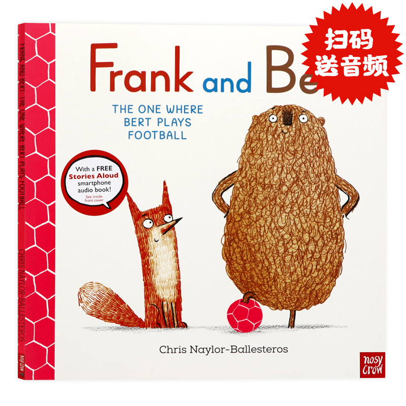 弗兰克和伯特 踢足球 英文原版绘本 Frank and Bert The One Where Bert Plays Football 儿童友谊幽默故事图画书亲子共读趣味读物