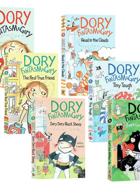 多莉幻想曲1-6册套装 英文原版小说 Dory Fantasmagory 初级章节桥梁书 幽默校园成长故事美国图书馆协会最佳童书儿童课外阅读