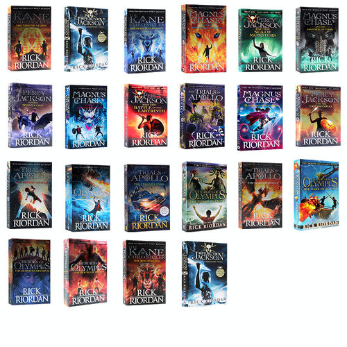波西杰克逊系列 Percy Jackson 波西杰克逊英文原版小说神火之盗魔兽之海奥林匹斯英雄埃及守护神北欧神话阿波罗的审判系列