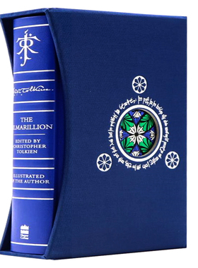 精灵宝钻 精装豪华收藏版 英文原版小说 The Silmarillion 指环王前传魔幻冒险小说 托尔金 J. R. R. Tolkien 亲自绘制彩色插画版