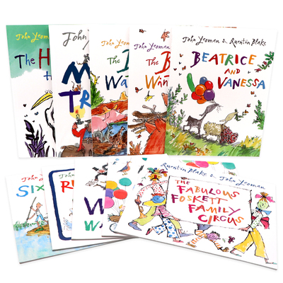 英文原版 儿童睡前故事 Quentin Blake Collection(10Books) 罗尔德达尔御用画家-昆汀布莱克绘本集图画册 10册 进口原版英文绘本