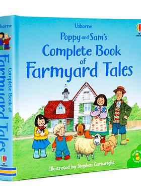 Usborne 趣味农场故事集 英文原版绘本 The Complete Book of Farmyard Tales 布特太太一家和苹果树农场小镇 儿童睡前图画故事书