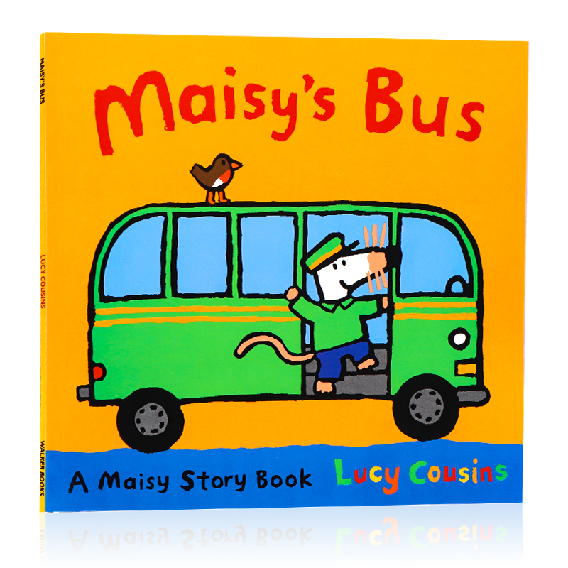 小鼠波波的巴士 Maisy's Bus 英文原版绘本 Maisy First Experience 生活场景体验绘本 幼儿童早教启蒙认知绘本性格习惯养成 平装