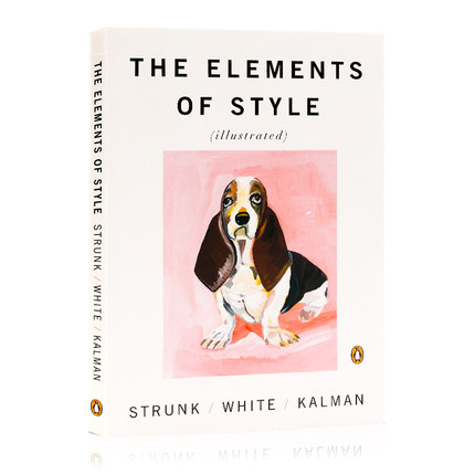 现货风格的要素 The Elements of Style Illustrated 英文原版 英文写作指南 要素风格 GRE GMAT 出国留学指导考试参考书 精装插图