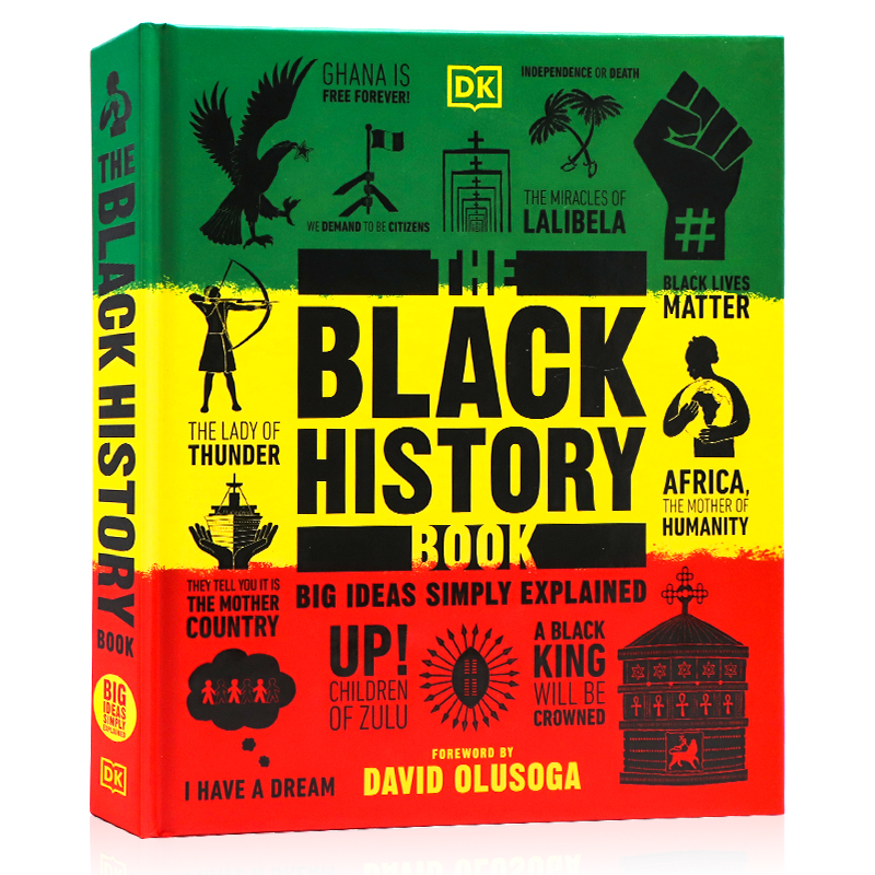 DK黑人历史百科 英文原版 The Black History Book: Big Ideas Simply Explained人类的思想百科系列科普百科全书全彩图解精装大开