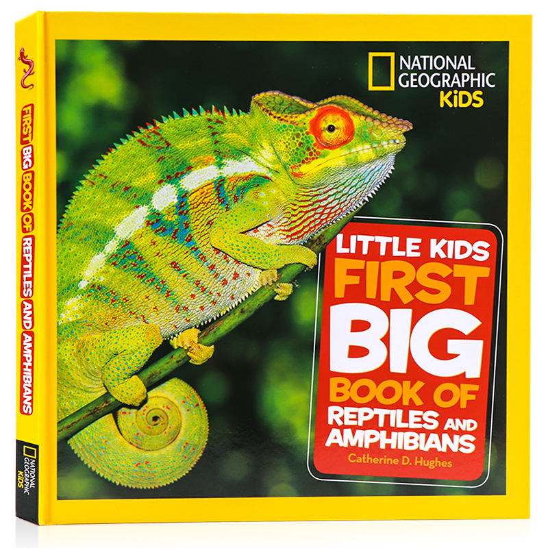 美国国家地理儿童百科 爬行动物和两栖动物 英文原版 Little Kids First Big Book of Reptiles and Amphibians 儿童科普认知绘本