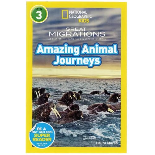英文原版绘本 National Geographic Kids Level3:Amazing Animal Journeys神奇的动物之旅 美国国家地理分级阅读初阶 儿童英语启蒙