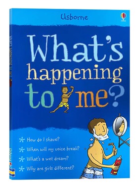 Usborne 男生版我的身体怎么了 英文原版 What's Happening to Me Boy 性教育 青春期知识指南 生理知识 儿童科普性别认知