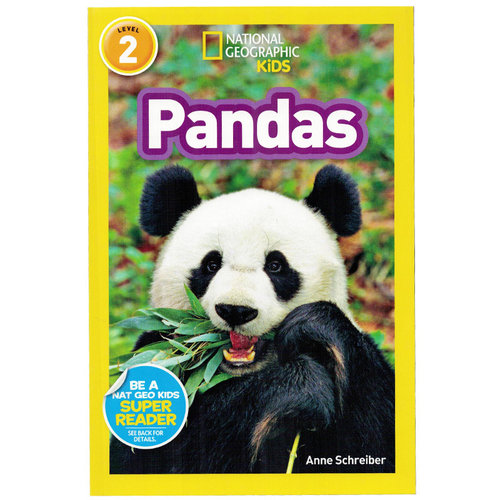 英文原版绘本 National Geographic Kids Level2:Pandas 熊猫 美国国家地理分级阅读二阶段  少儿科普百科英语童书