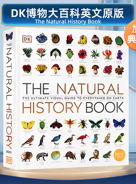 DK博物大百科英文版 The Natural History Book 青少年人文科普 dk英文原版百科全书地理海洋动物怀孕 摄影绘画艺术指南精装大开