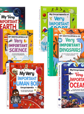 DK那些重要的事英文原版 My Encyclopedia of Very Important Things 十万个为什么 少儿运动动物人体恐龙科普百科 全彩英文版精装