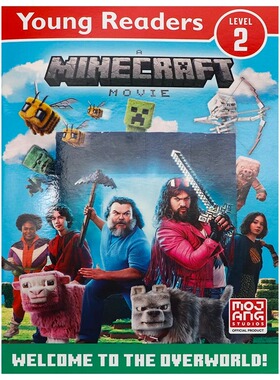现货我的世界大电影 主世界初体验 英文原版 A Minecraft Movie Welcome To The Overworld 畅销电子游戏 Mojang AB儿童冒险故事书