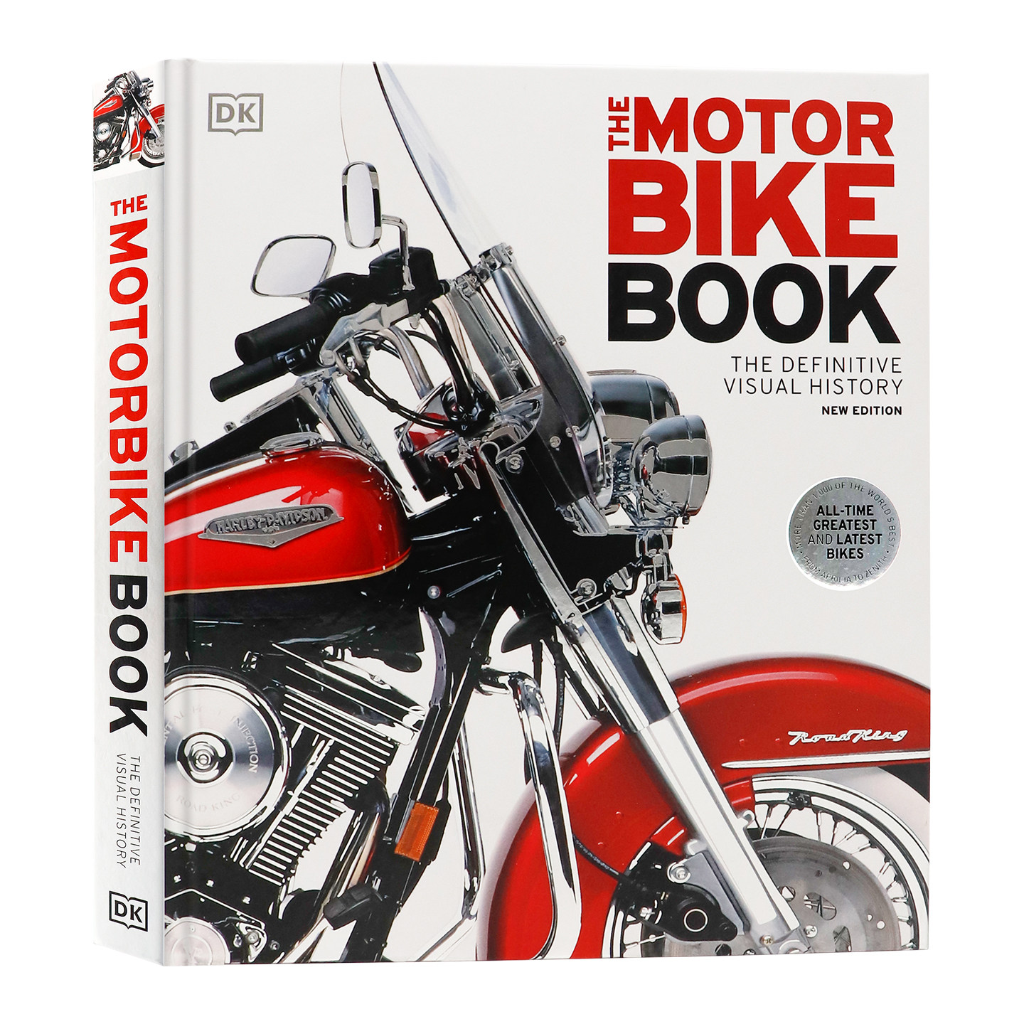 DK百科摩托车历史视觉指南 The Motorbike Book 英文原版进口图书摩托车发展史经典摩托车款式图解精装全彩大开本进口正版图书