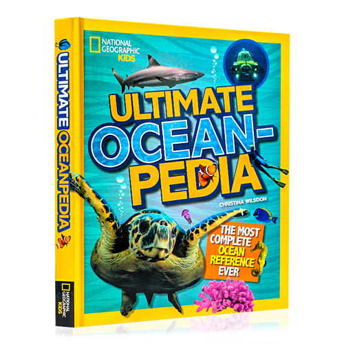 海洋百科 儿童科普百科全书 美国国家地理 英文原版National Geographic Kids Ultimate Oceanpedia  精装全彩大开本 英语课外阅读