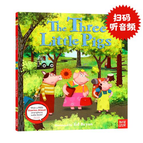 三只小猪英文原版绘本 Fairy Tales The Three Little Pigs 经典童话故事系列亲子共读睡前故事书 儿童语言启蒙英语读物Nosy Crow