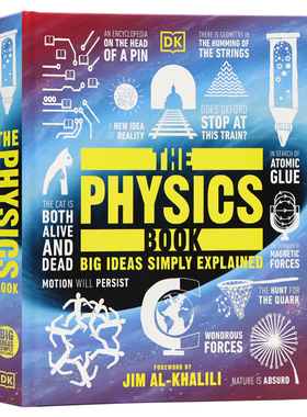 DK 物理百科 英文原版 The Physics Book: Big Ideas Simply Explained物理学科普百科全书 全彩图解精装大开 人类的思想百科系列