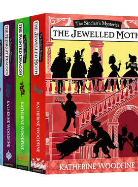 Sinclair’s Mysteries辛克莱尔神秘事件4册The Midnight Peacock 英文原版小说历史悬疑神秘冒险故事小说 Katherine Woodfine