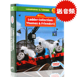 儿童英文原版绘本Thomas and Friends Learning Ladder2小火车托马斯和朋友们第二部精装合辑 10个故事套装分级阅读动画书籍