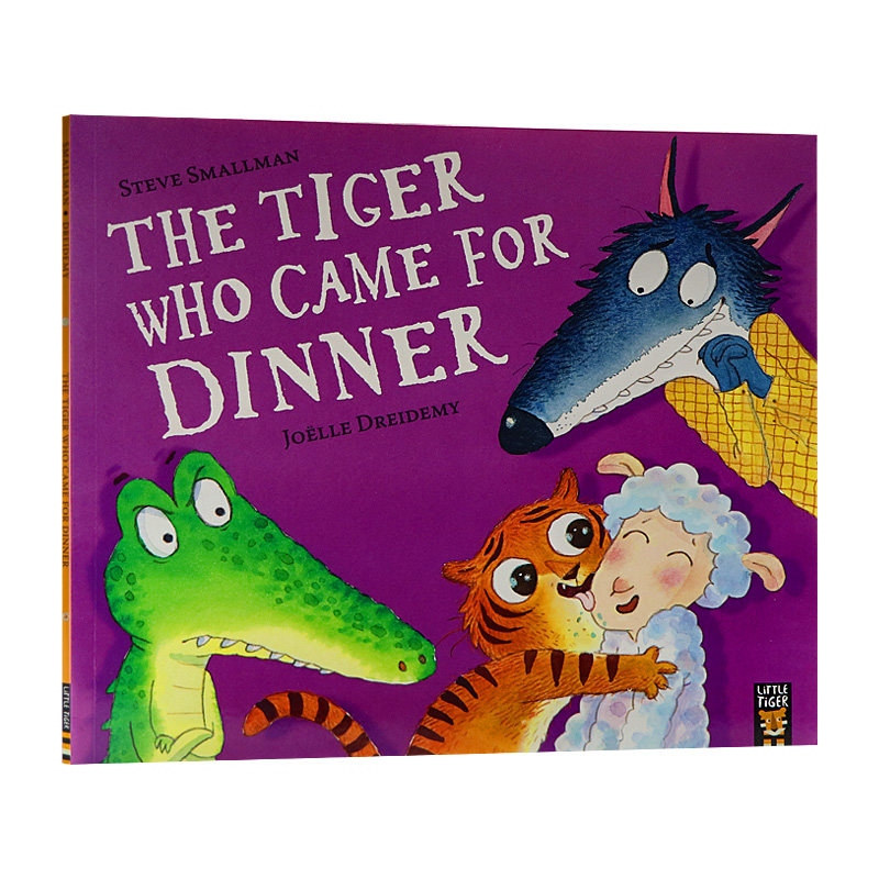 来吃晚饭的老虎 英文原版绘本 the tiger who came for dinner 儿童