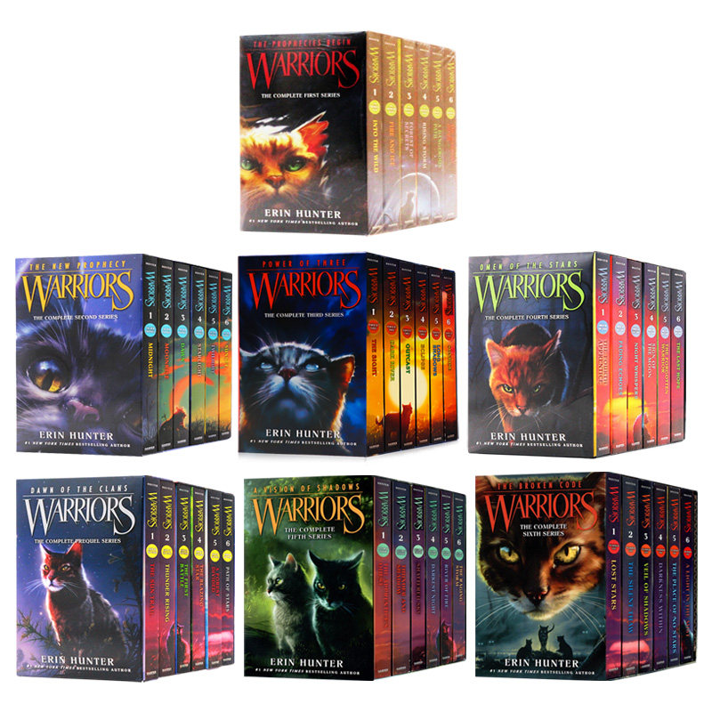 猫武士1-7部曲 英文原版小说 Warriors Dawn of the Clans Box 艾琳亨特 Erin Hunter儿童章节桥梁书中小学课外冒险奇幻故事,书籍/杂志/报纸,儿童读物原版书,淘宝优惠券,粉丝福利购,淘宝优惠卷