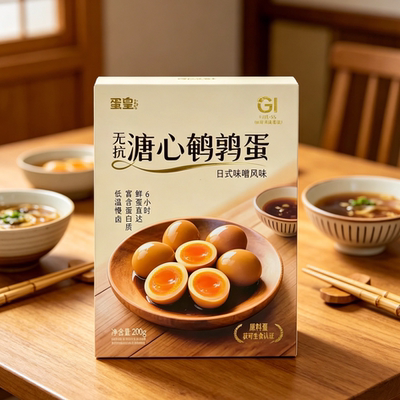 山姆蛋皇无抗溏心鹌鹑蛋颗颗饱满爆浆流心解馋零食会员超市代购