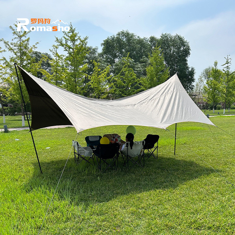 Romasho户外天幕帐篷野营遮阳防晒大空间轻量化露营装备,户外/登山/野营/旅行用品,天幕,淘宝优惠券,粉丝福利购,淘宝优惠卷