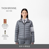 女士四条纹绗缝可拆卸滑雪服羽绒服 BROWNE 12期免息 THOM
