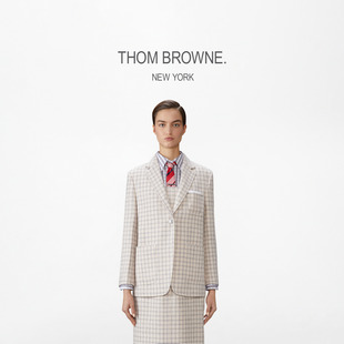 BROWNE女士2025早秋格紋亨廷頓粗花呢西服外套 THOM 早秋新品